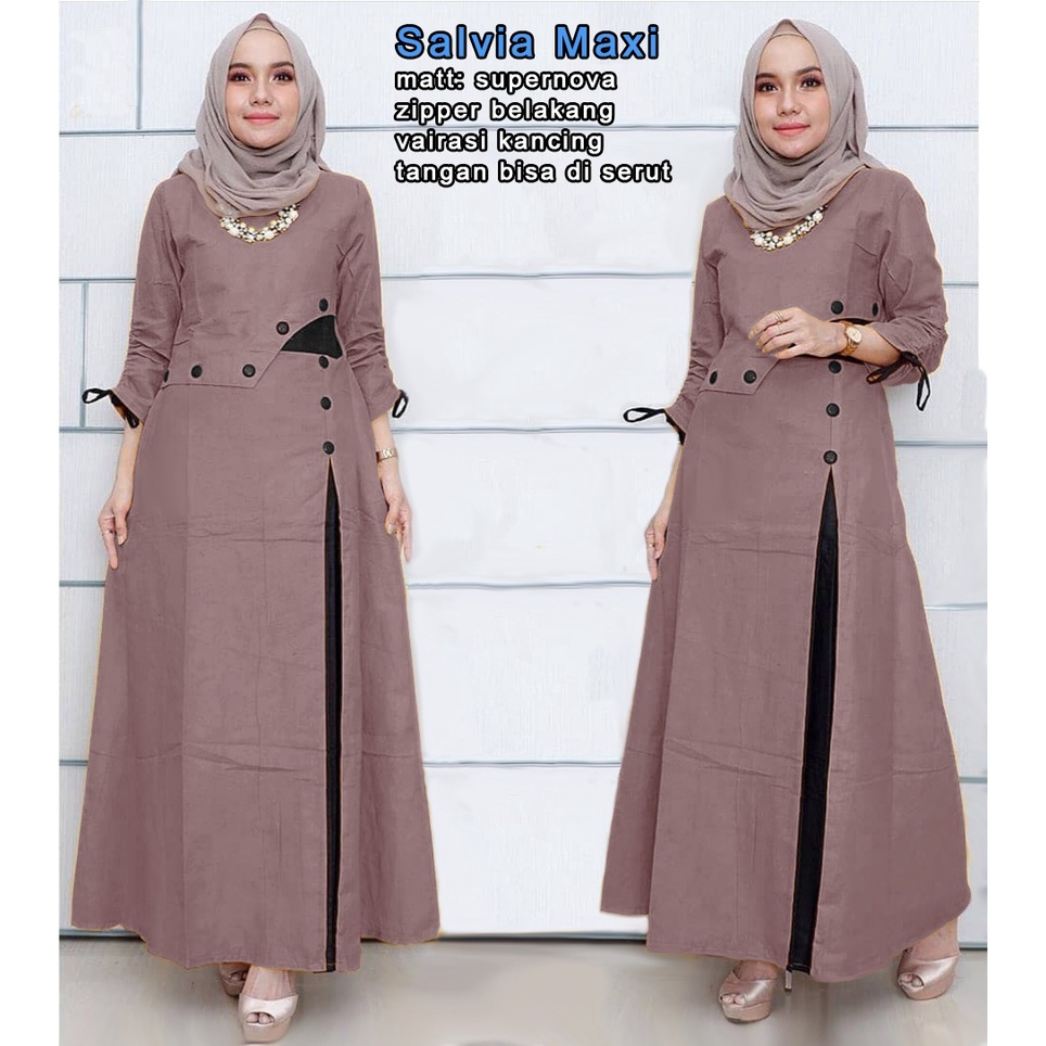 CTN Baju muslim maxi SALVIA best seller