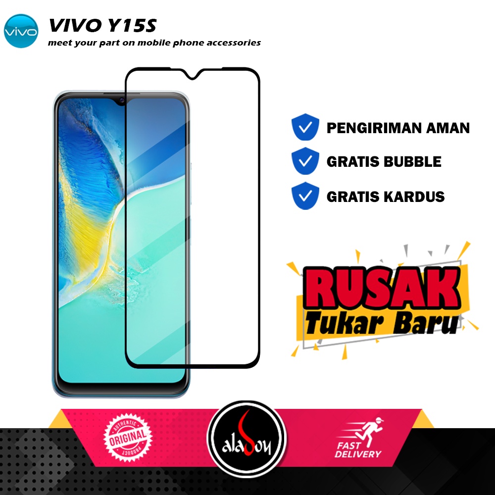 Tempered Glass Vivo Y15s Anti Gores Layar Screen Protector