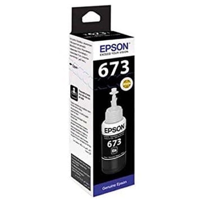 Tinta Epson Ink Original T673 / T 673 BLACK L800 L805 L850 L1800