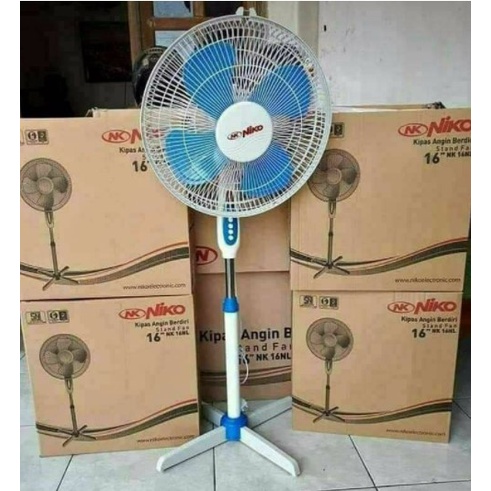 NIKO Kipas Angin Berdiri 16&quot; Stand Fan 16 Inch NK-16NL Kaki Silang