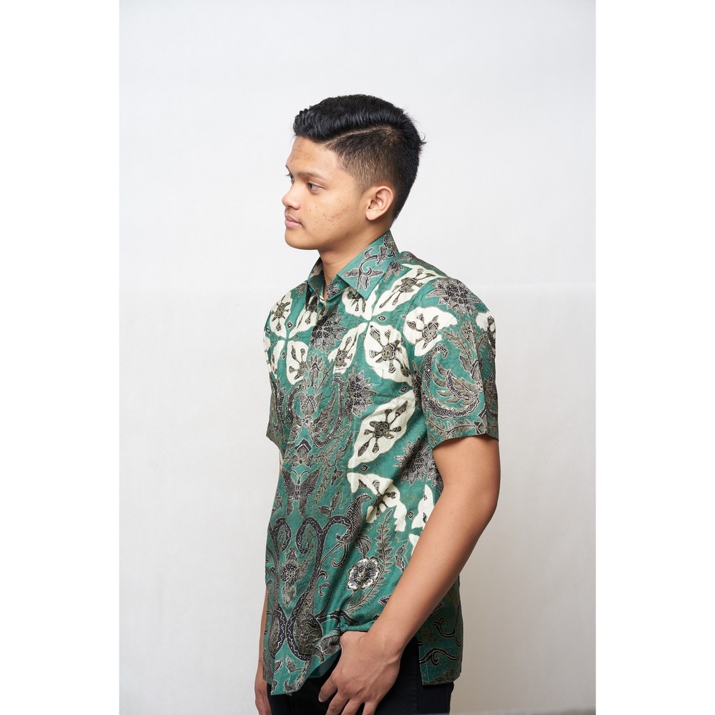 BATIK TRUSMI HAFIYAN PREMIUM KEMEJA BATIK PRIA FULL FURING BAHAN SUTRA BARON BATIK PREMIUM MEGA MEND