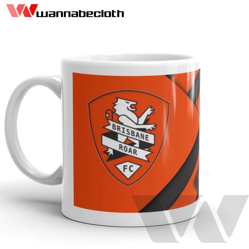 Gelas Brisbane Roar Mug Brisbane Roar Cangkir Brisbane Roar Souvenir Australia Brisbane Roar