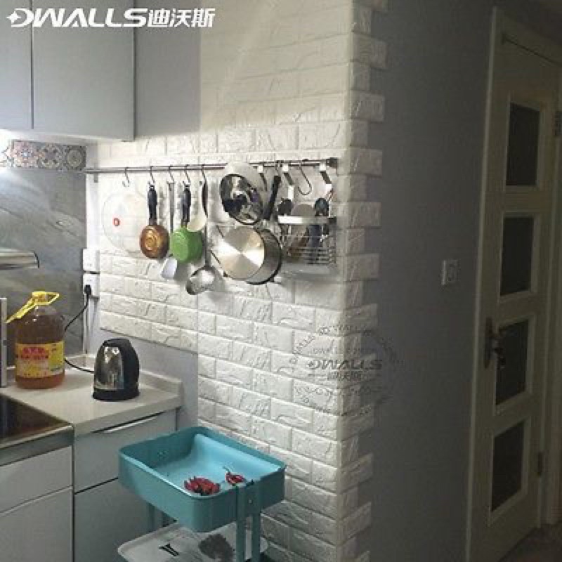 wallpaper 3D Foam / wallfoam dinding 3D Motif bata-4