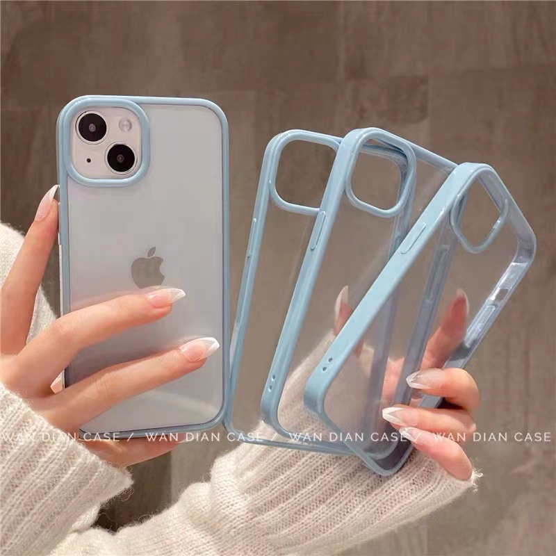 Case Pelindung Kamera Bahan Silikon Transparan Tahan Banting Untuk iPhone 13 12 PRO MAX 13 13pro XS Max