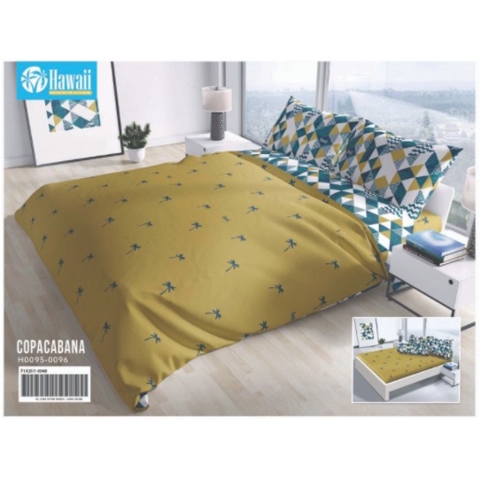 ❤ IJN ❤ NEW BEDCOVER HAWAI COMFORTER BED COVER SAJA HALUS TIDAK LUNTUR KING SIZE