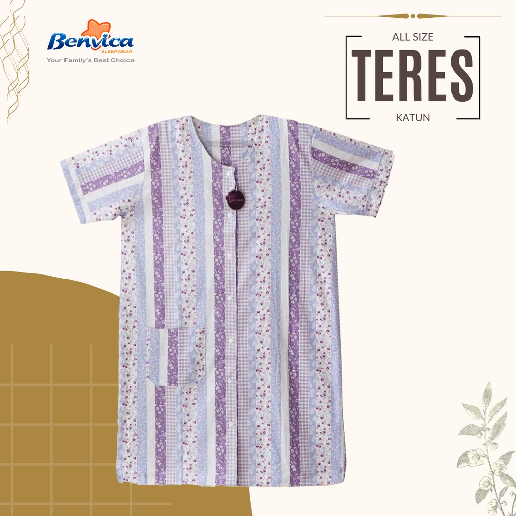 BAJU TIDUR DASTER KATUN TERES AL - A