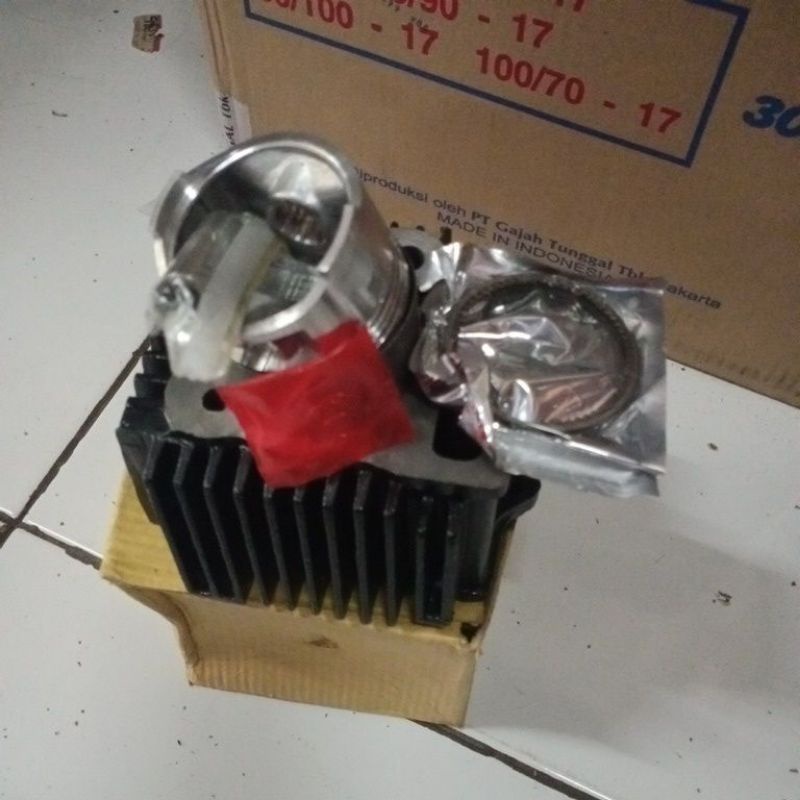 blok block komplit boring cylinder grand Supra bore up 53 mm