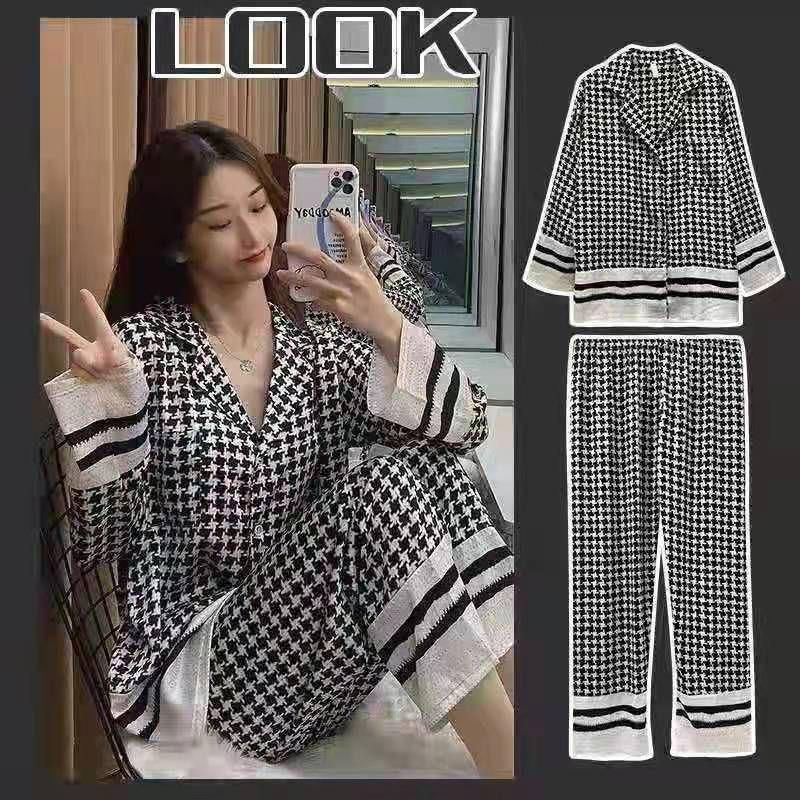 Piyama Import Wanita  Murah Baju Tidur Lengan panjang Piyama Korea Taehyung PP