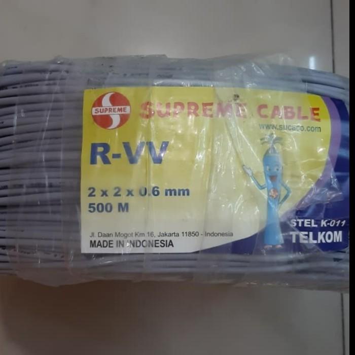 Konektor | Supreme Cable Telpon Itc 2X2X0.6Mm 2 Pair(Isi 4) @ 500Mtr