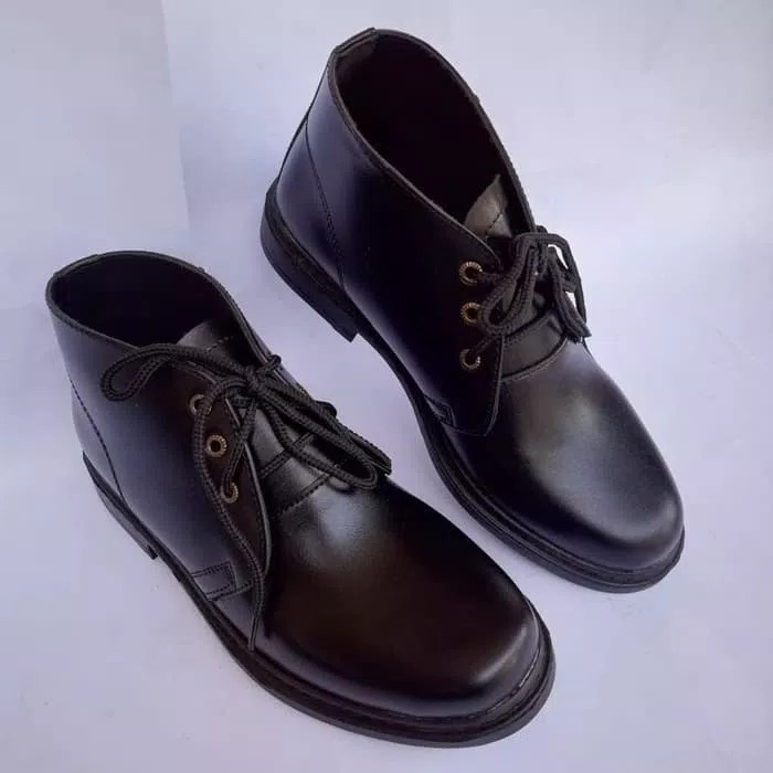 Sepatu PDH PDL polisi polri tni fantofel fantovel fantopel pantofel pantovel vantofel vantopel pria