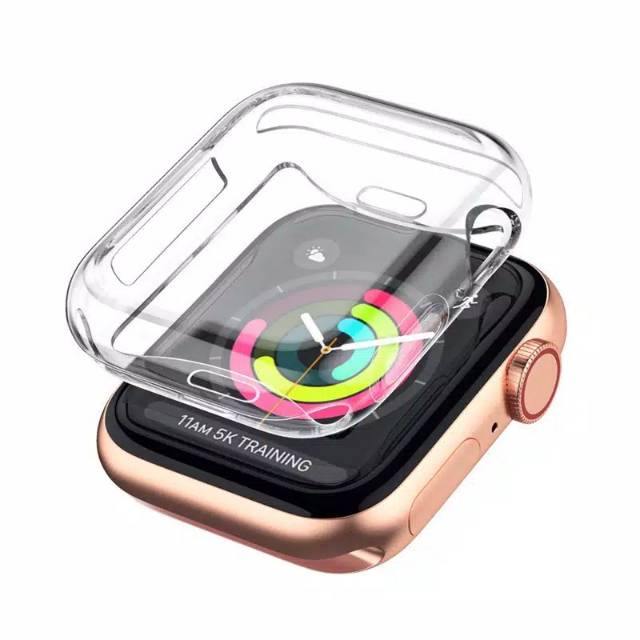 Silicone case FULL COVER bumper silikon tpu Apple watch 44mm 40mm 41mm 45mm 38mm 42mm 49mm Ultra Seres 1 2 3 4 5 6 7 8 SE  casing