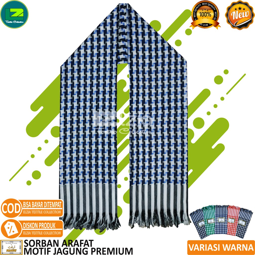 SORBAN ARAB ARAFAT MOTIF JAGUNG PREMIUM