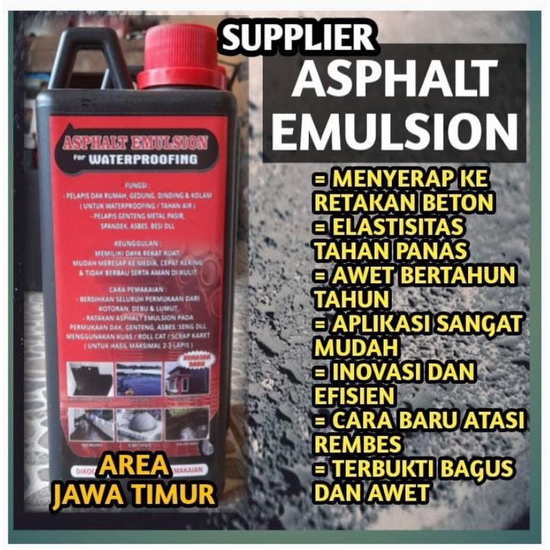 aspal cair anti bocor/pelapis dak,dinding 1kg