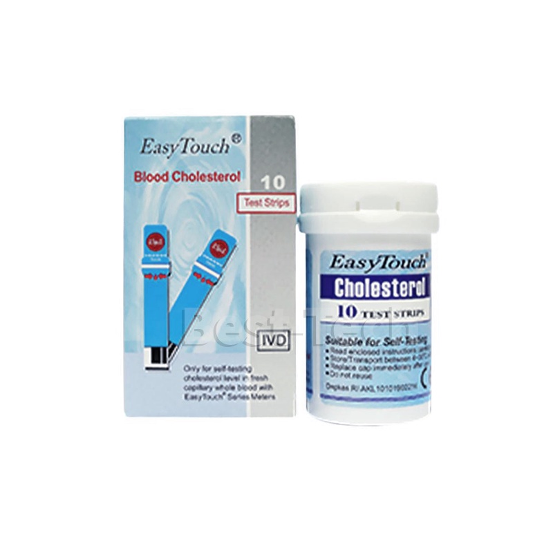 Strip Kolesterol / Refill Strip Blood Cholesterol Easy Touch GCU