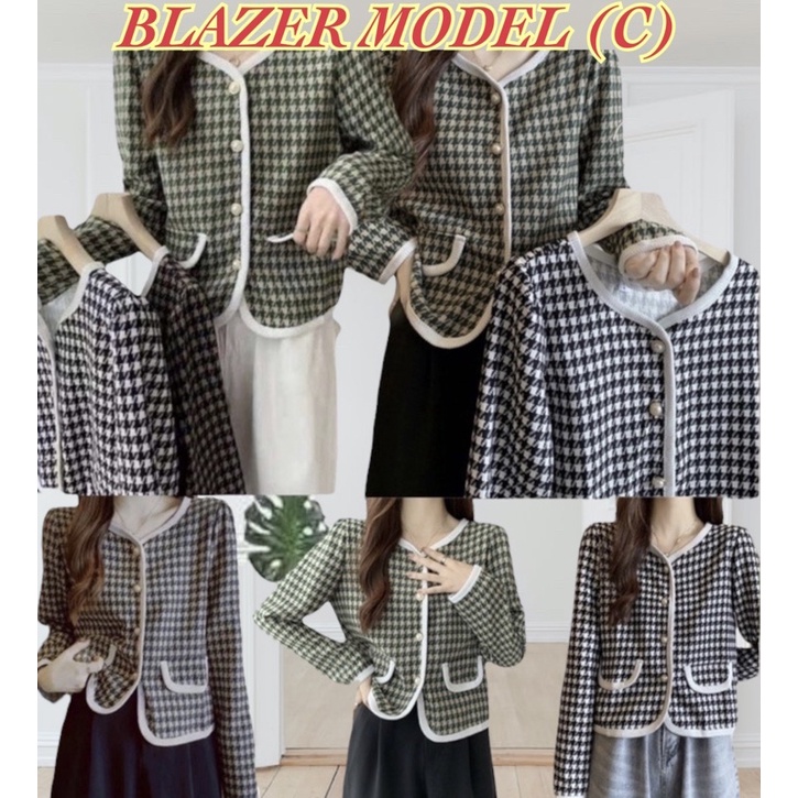 BLAZER TWEED IMPORT / BLAZER TWEED PREMIUM / BLAZER IMPORT PREMIUM / BLAZER TWEED BKK / BLAZER TWEED HK