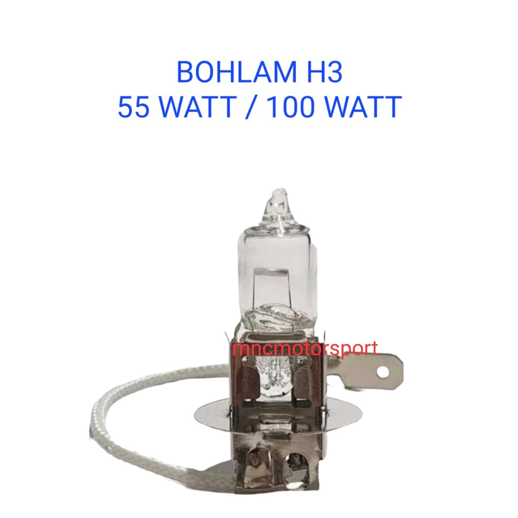 BOHLAM LAMPU SOROT H3 100 WATT 55 WATT