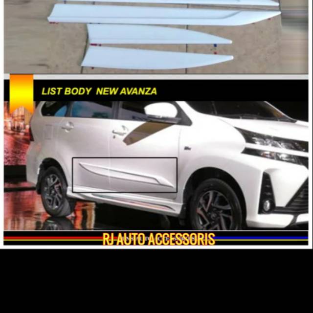 List body avanza veloz 2019