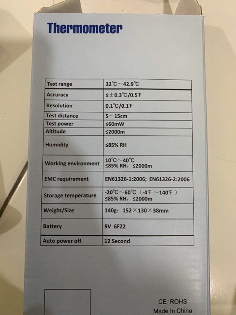 Termometer Uyigao Non Contact / Termometer Tembak