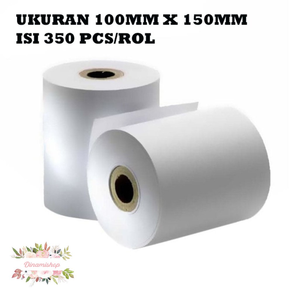 

Kertas Label Sticker Direct Thermal A6 10x15cm 100x150mm Barcode Stiker Termal jnt jne shopee DS1886
