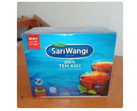 

Foto Produk Teh Hitam Asli Sari Wangi isi 50 kantong Wangi Enak