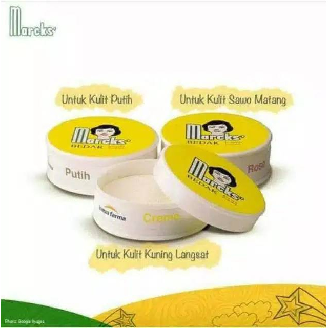 Bedak Tabur Marcks 3 Warna Original Bpom