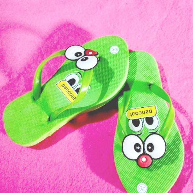 Sandal Jepit Anak Laki Laki - Perempuan Motif Mata