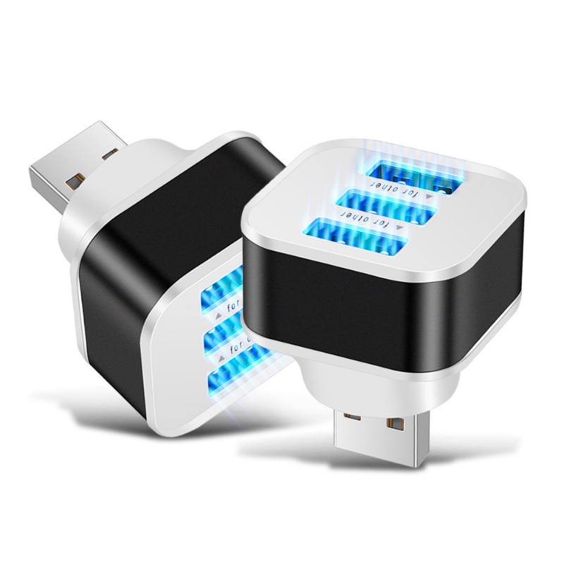 Hub Splitter 3 Port USB 2.0 Dengan Indikator LED