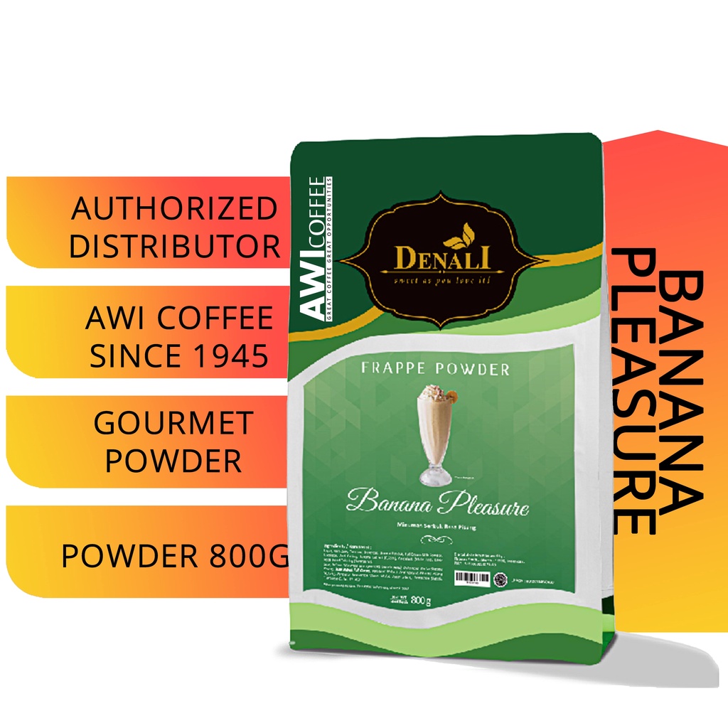 Jual Awi Segar Harum I Powder Banana Pleasure Gr I Denali I Coffee