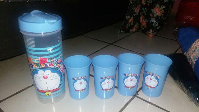 Packing Bubble Teko Set Karakter 4 Cangkir Terbaru