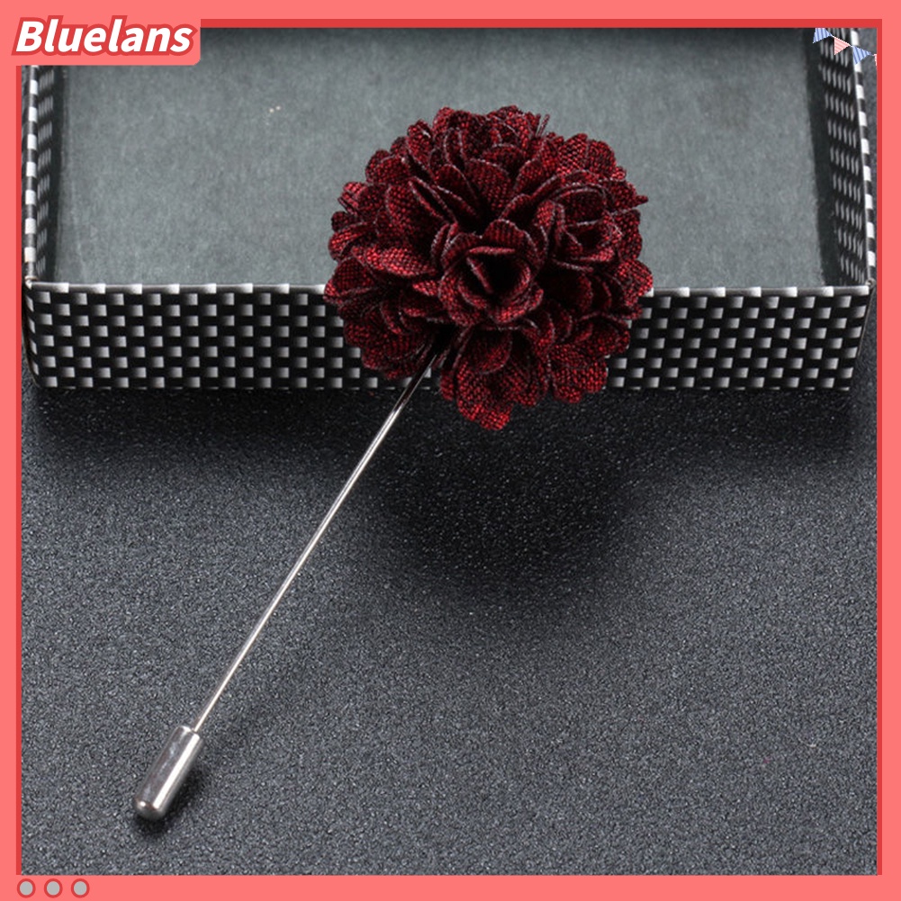 Bluelans Men’s Suit Tuxedo Flower Lapel Stick Pin Brooch Wedding Party Prom Accessory