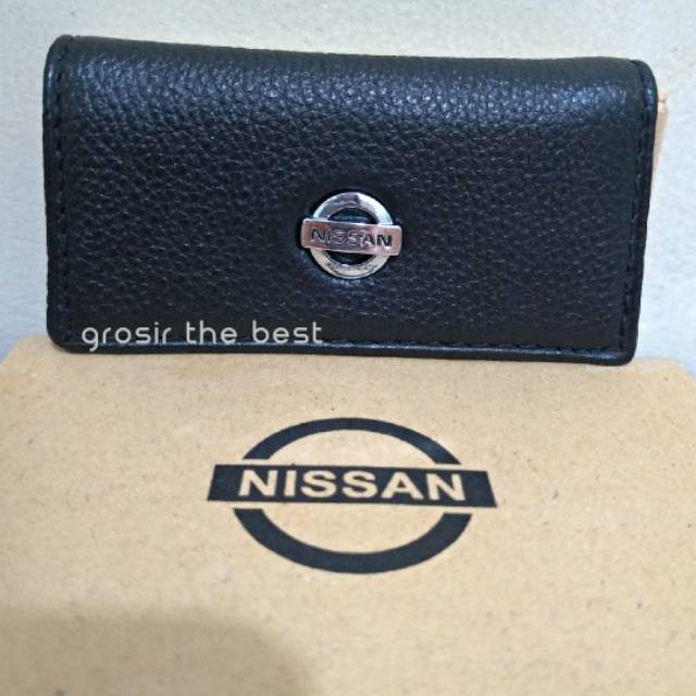 Gantungan Dompet Kunci Mobil Dan Motor STNK NISSAN Asli Kulit GANTUNGAN KUNCI NISSAN