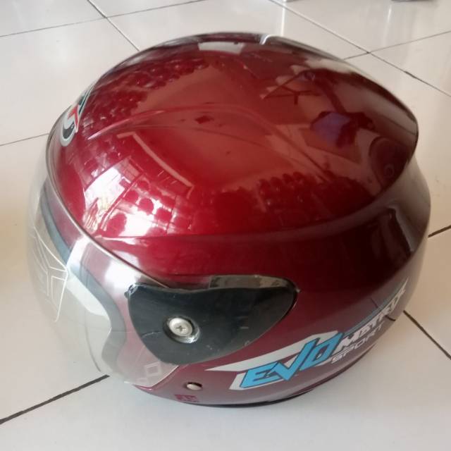 HELM TSK EVO MERAH MAROON
