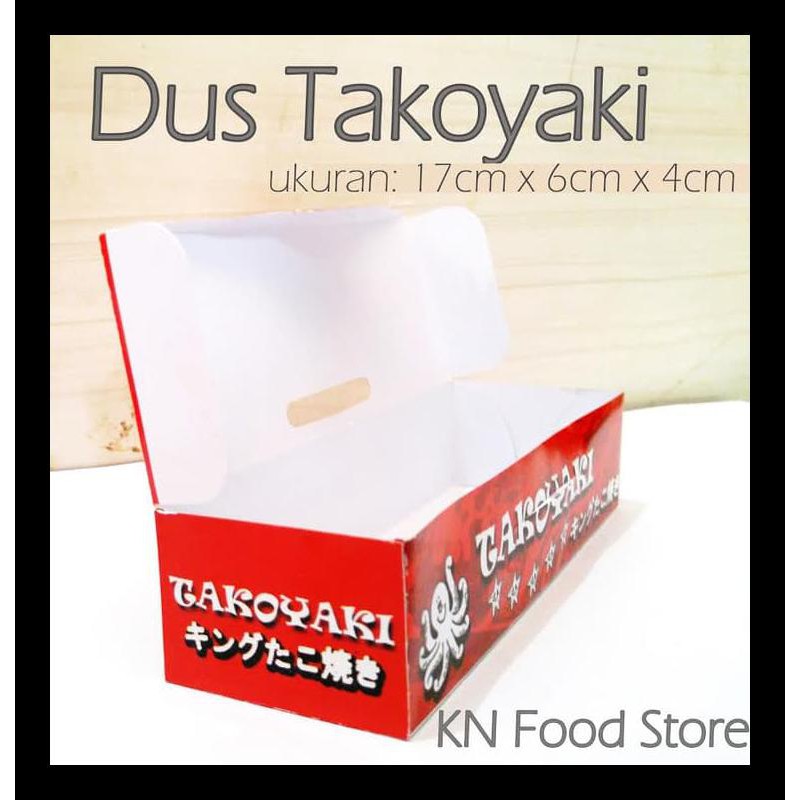 DUS TAKOYAKI-KEMASAN TAKOYAKI DUS TAKOYAKI PANJNG 17 CM- BOX TAKOYAKI BERKUALITAS