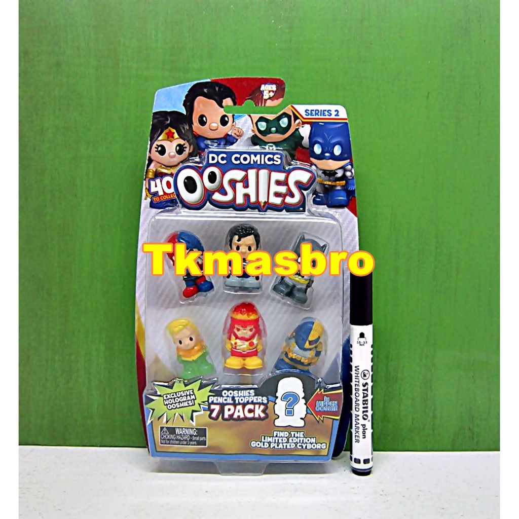 

Ooshies Pencil Toppers Series 2 Dc Comics 7 Pack