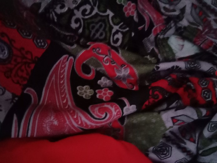 Monellina Marya Kaos Batik Crop Oversize Wanita