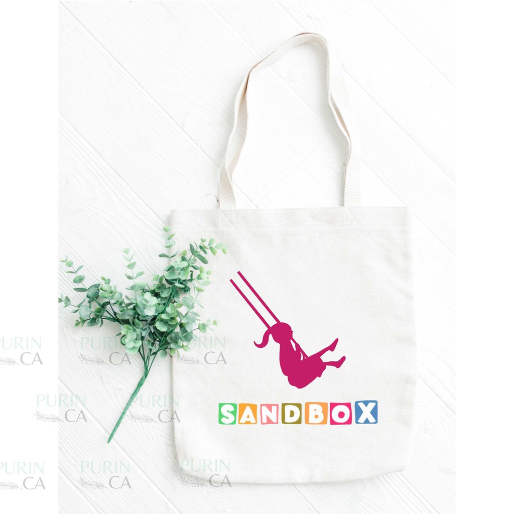 Tote bag Kanvas Custom Gambar SAndbox KDrama Start Up