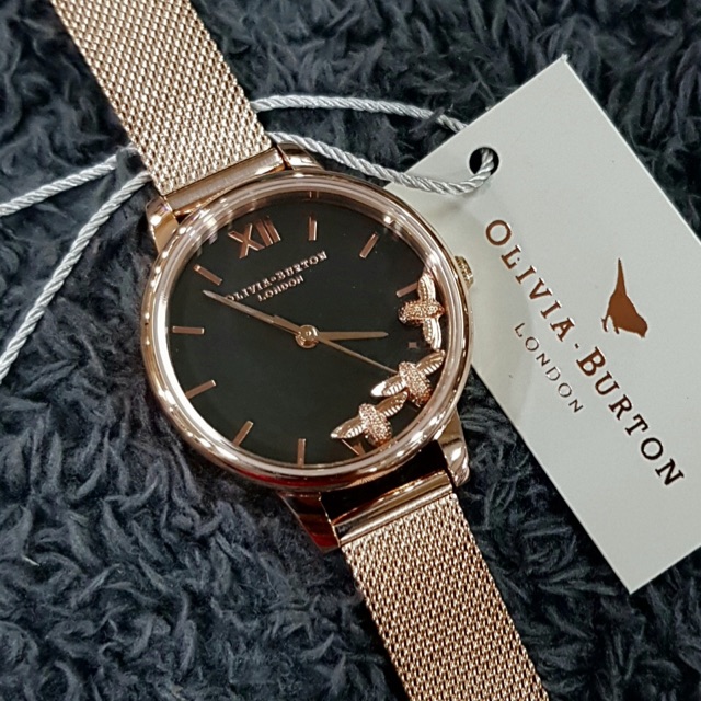 Jam tangan olivia burton original stainless steel