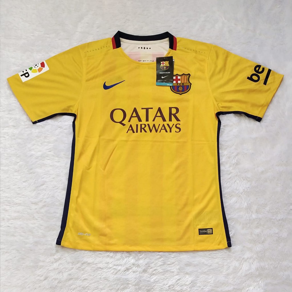 JERSEY SEPAK BOLA BARCELONA AWAY 2015/2016 2015-2016 TOP ORI IMPORT - M