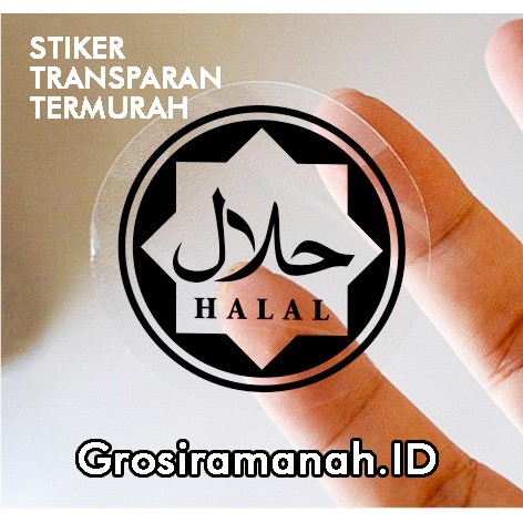 Stiker makanan minuman serba guna free cutting