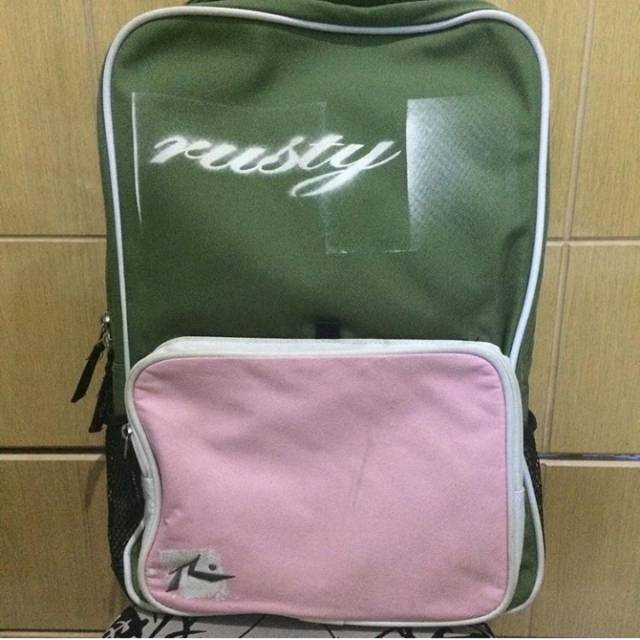 second seken tas ransel back pack rusty ori