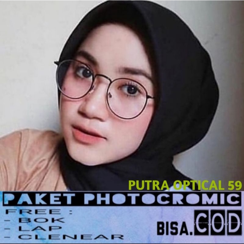 FRAME KACAMATA 6324 LENSA PHOTOCROMIC ANTIRADIASI |