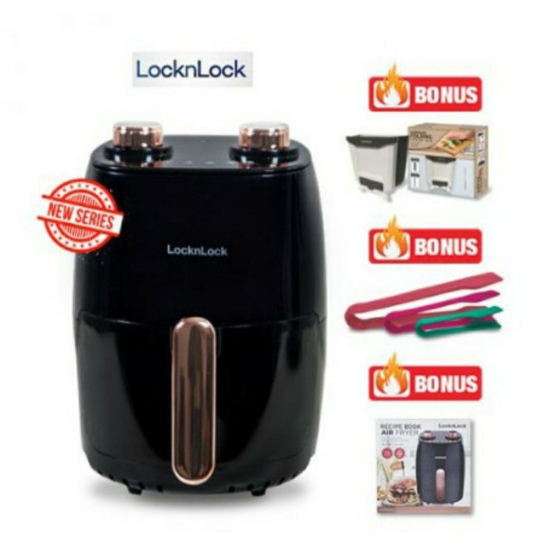 LOCK N LOCK AIR FRYER LOW WATT PENGGORENG TANPA MINYAK