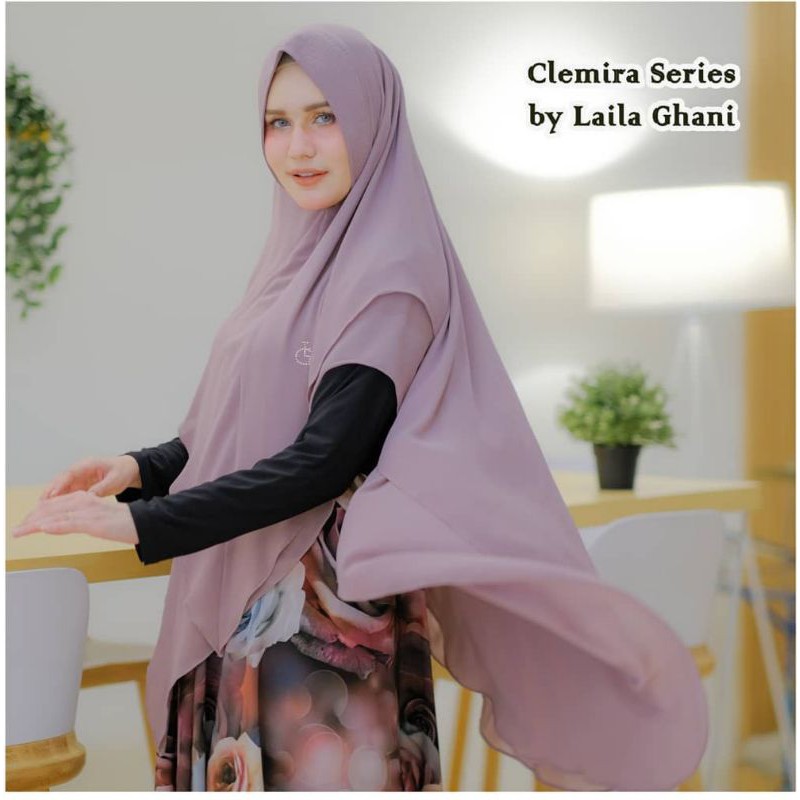 Clemira set by laila ghani/gamis elegan/gamis syari/laila ghani brand/