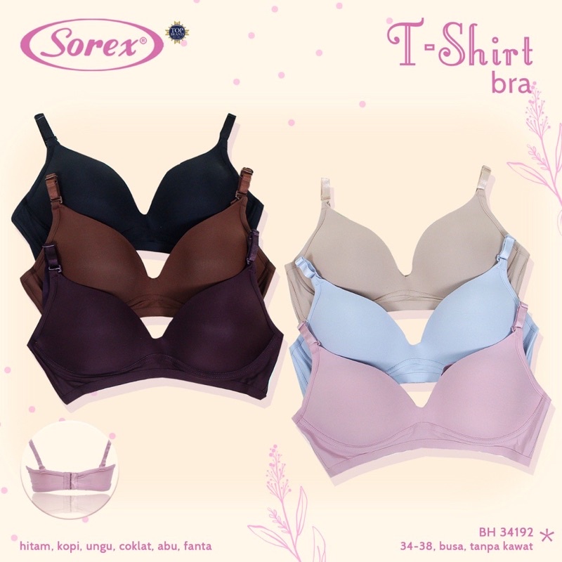 BH SOREX 34149 | Bh Sorex Busa Tanpa Kawat | Bra Sorex T- Shirt