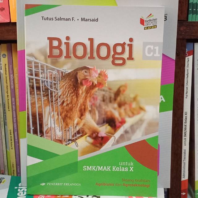 Biologi SMK kelas X KI-KD program Agribisnis Erlangga