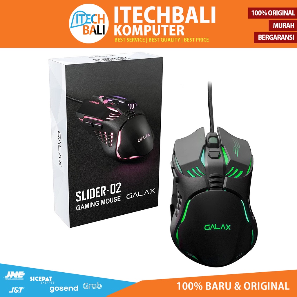 GALAX SLIDER 02 WIRED GAMING MOUSE  LIGHTING EFFECT | ITECHBALI