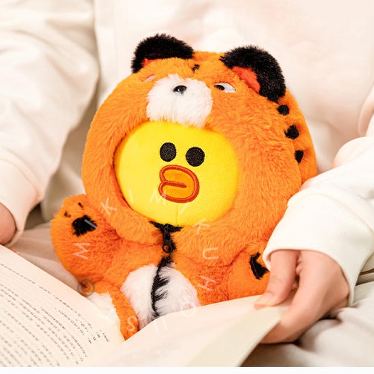 2022 LINE FRIENDS YEAR OF TIGER DOLL COSTUME BONEKA OFFICIAL NEW BROWN THE CINA CONY MACAN SHIO BT21