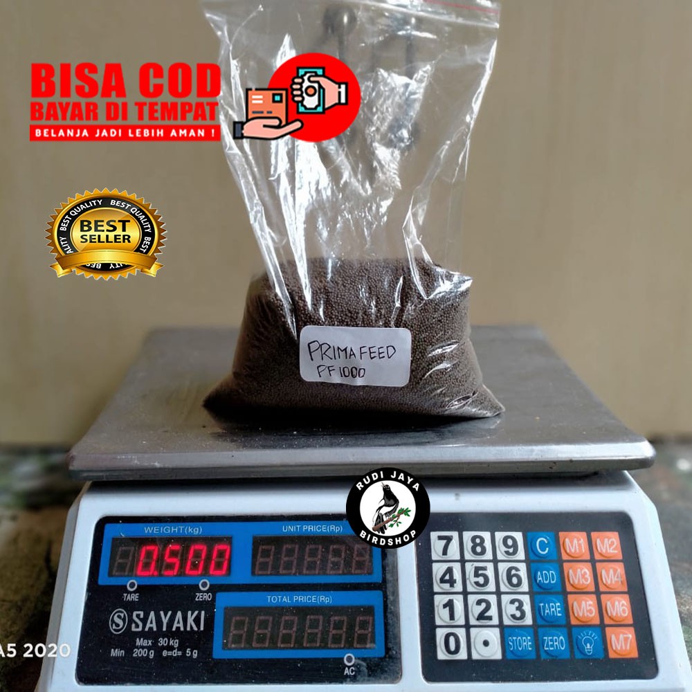 PELET PF1000 500 GRAM PAKAN MAKANAN ANAKAN BENIH BURAYAK IKAN LELE NILA GURAME HIAS CUPANG