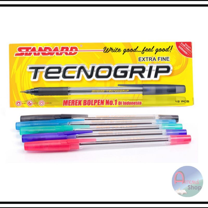 

Pulpen STANDARD Tecnogrip Isi 12 pcs