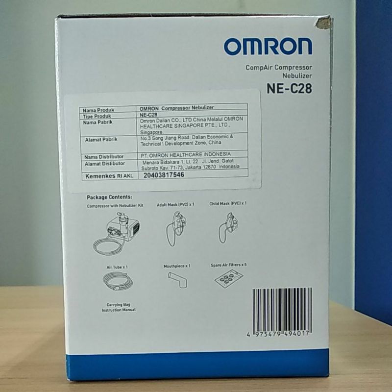 New Nebulizer Omron NE-C28 /Alat Inhalasi / Nebulizer / Omron / Nebulizer Omron / Nebu Omron / Omron